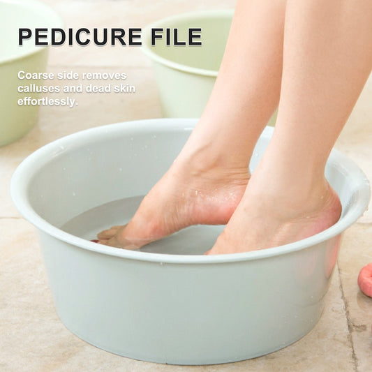 2 Counts Pedicure Foot Rasp File Remover Tool, Double-Sided Stainless Steel Pedicure Scrubber Rasp for Dead Skin Removal callus Remover