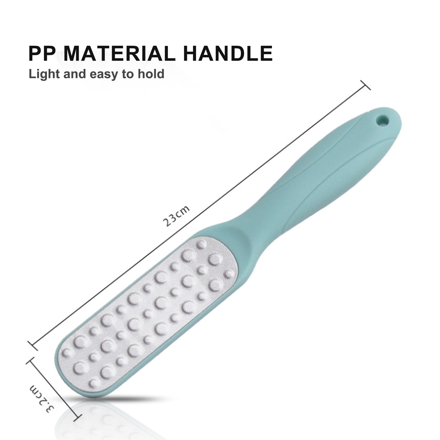 2 Counts Pedicure Foot Rasp File Remover Tool, Double-Sided Stainless Steel Pedicure Scrubber Rasp for Dead Skin Removal callus Remover